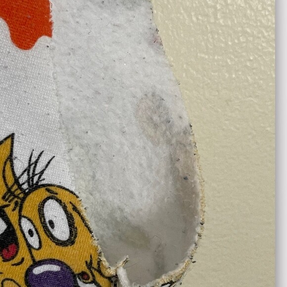 Rugrats Hoodie Vest Reptar, Ren & Stimpy All Over Print Size Medium - Picture 8 of 9